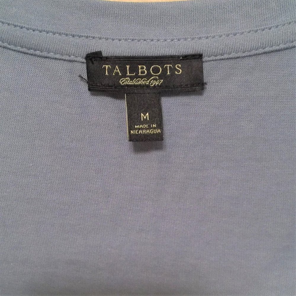 Talbots Blue Tank Top Size M - Picture 5 of 6